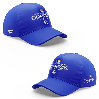 Official Los Angeles Dodgers Royal NL West Division Champs 2025 Tee (Blue)