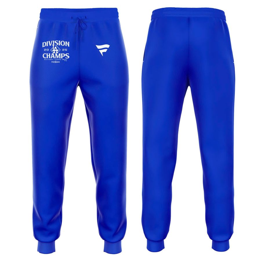 Official Los Angeles Dodgers Royal NL West Division Champs 2025 Sweatshirt (Blue)