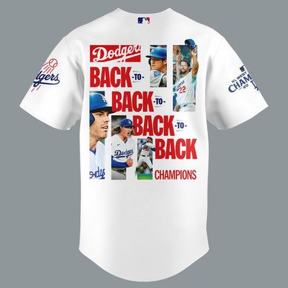 Official Los Angeles Dodgers Royal NL West Division Champs 2025 Jersey (White)