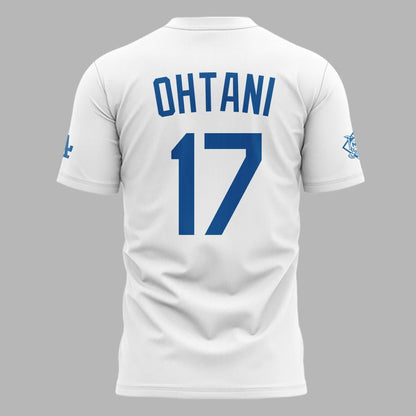 Special LA Dodgers Shohei Ohtani 2025 World Series Home Replica Player Tshirt