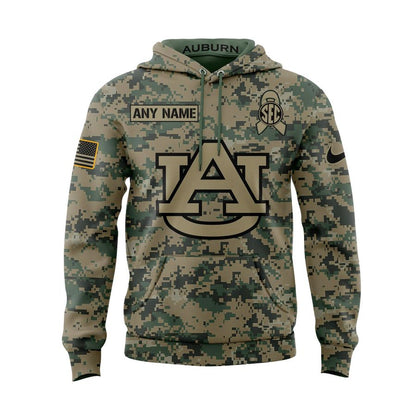 Auburn Football '' Salute to Service '' 2025 Special Hoodie(Custom)