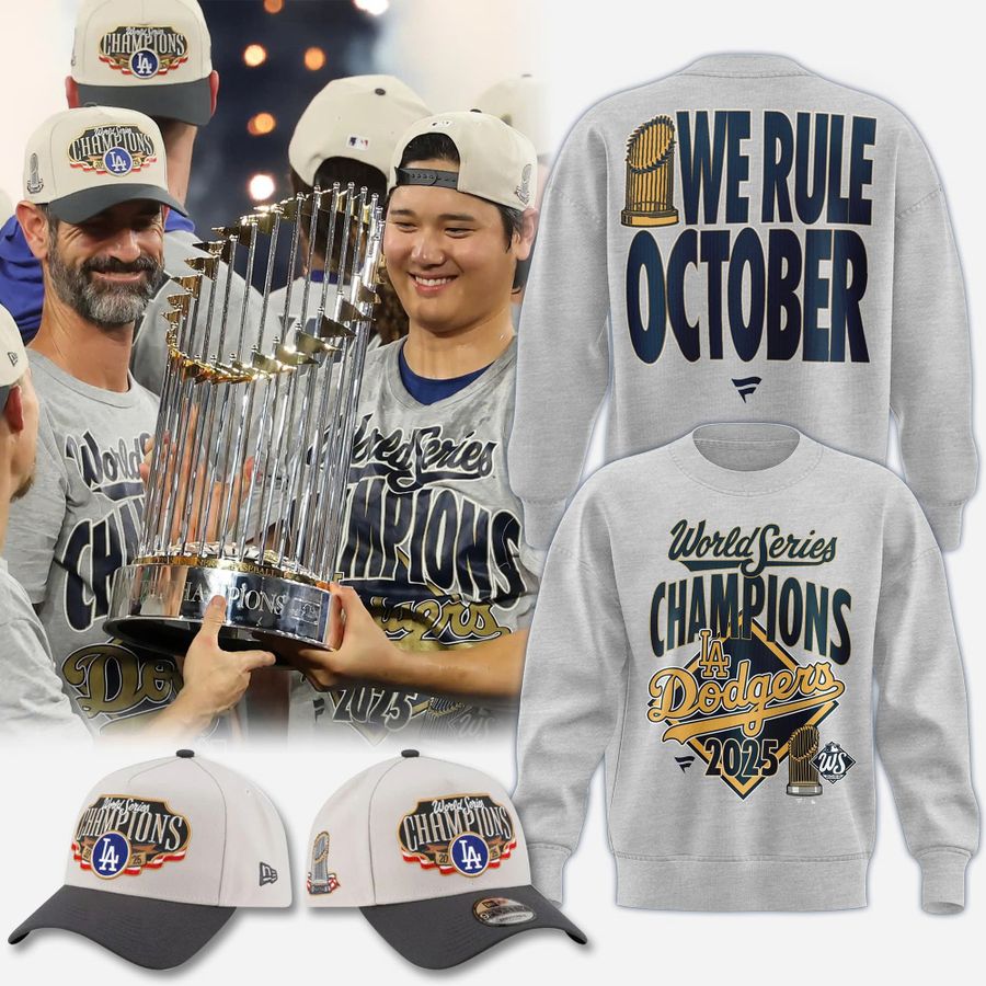 2025 World Series Champions Locker Room Sweatshirt
