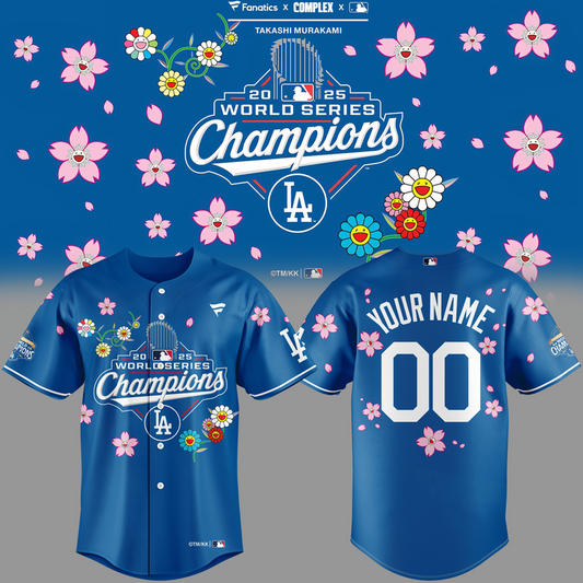 Los Angeles Dodgers x Takashi Murakami  WORLD SERIES CHAMPION 2025 Jersey
