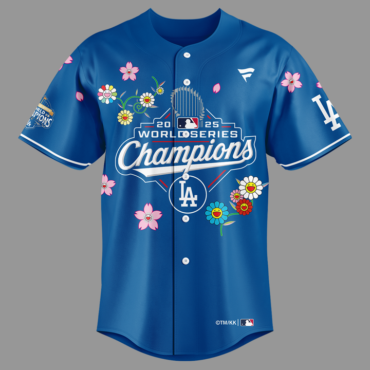 Los Angeles Dodgers x Takashi Murakami  WORLD SERIES CHAMPION 2025 Jersey