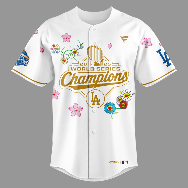 Los Angeles Dodgers x Takashi Murakami  WORLD SERIES CHAMPION 2025 Jersey