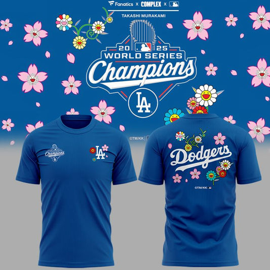 Takashi Murakami x LA Dodgers World Series Champions 2025 T-SHIRT