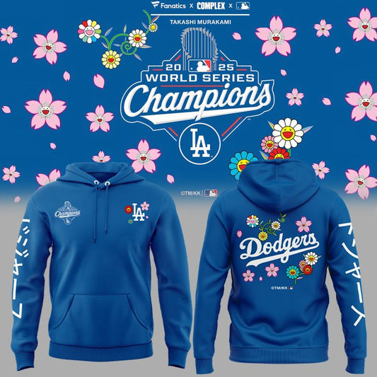 Takashi Murakami x LA Dodgers World Series Champions 2025 Hoodie