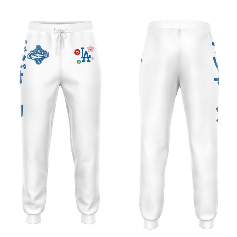 Los Angeles Dodgers x Takashi Murakami World Series Champions Hoodie V2 (White)