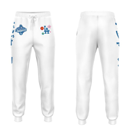 Los Angeles Dodgers x Takashi Murakami World Series Champions Hoodie V2 (White)