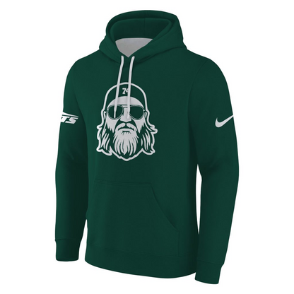 New York Jets A TRUE JET 74 – Nick Mangold Green Hoodie