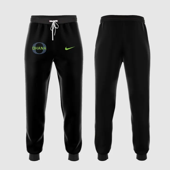 Men's Black Oregon Ohana Club Limited Hoodie