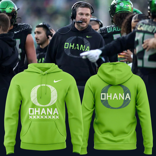 Men's Green Oregon Ohana Club Limited Hoodie