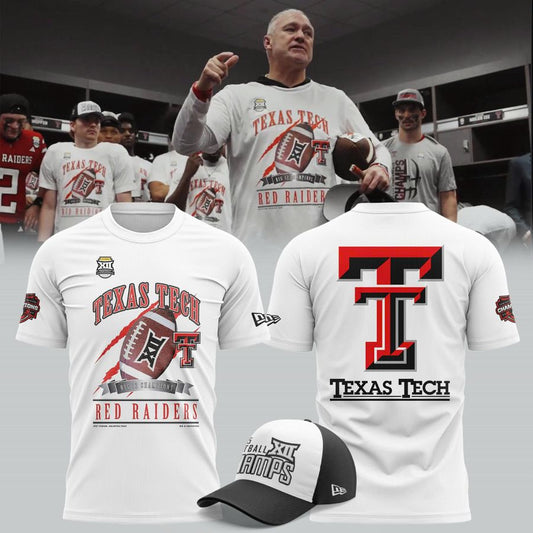Texas Tech Football 2025 Big 12 Championship T-shirt