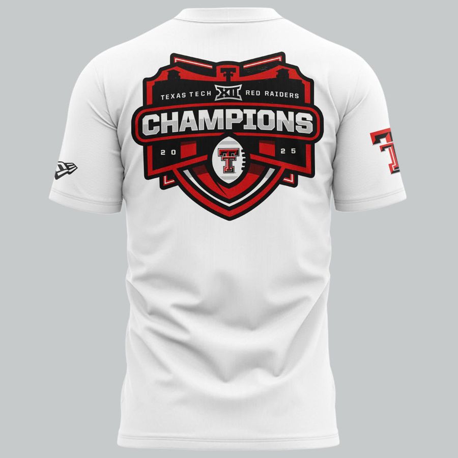 Texas Tech Football 2025 Big 12 Championship T-shirt