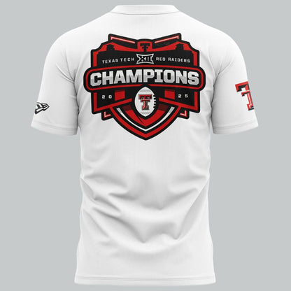 Texas Tech Football 2025 Big 12 Championship T-shirt