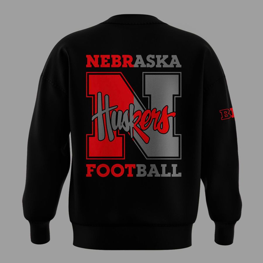 2025 limited edition sweatshirt Nebraska football "Back In Black" for fans