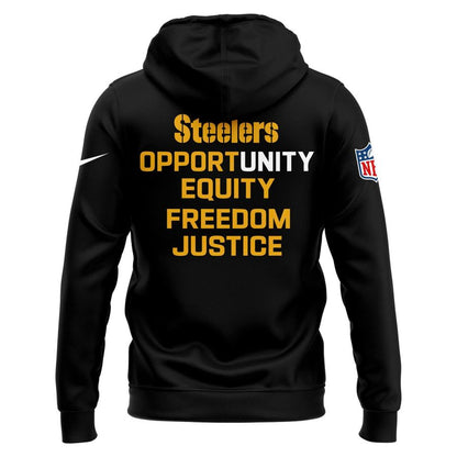 Limited Edition Pittsburgh Steelers '' INSPIRE CHANGE '' 2025 Hoodie