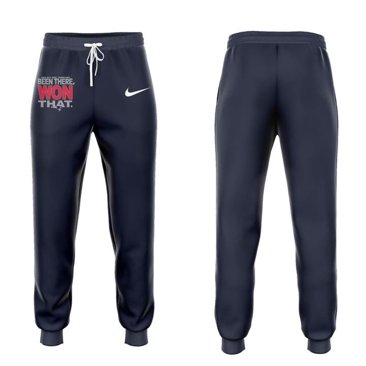 Official New England Patriots 2025 AFC East Division Champions "Been There Won That" Hoodie - Silver (Updated Version)