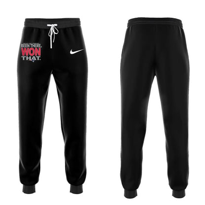 Official New England Patriots 2025 AFC East Division Champions "Been There Won That" Sweatshirt - Black (Updated Version)