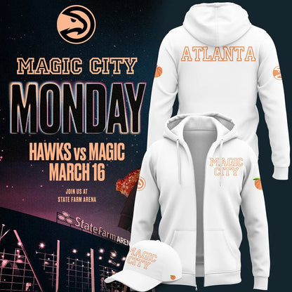 Atlanta Hawks 2026 Magic City True To Atlanta Zip Hoodie