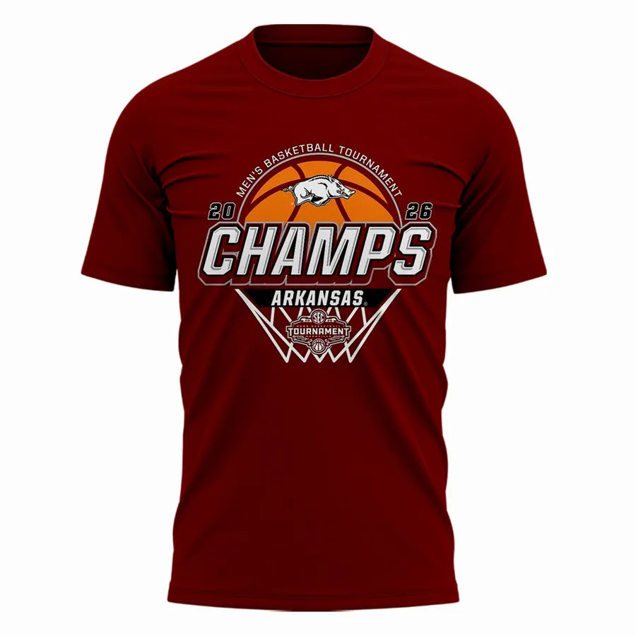 Arkansas Razorbacks Men's Basketball 2026 SEC Tournament Champions