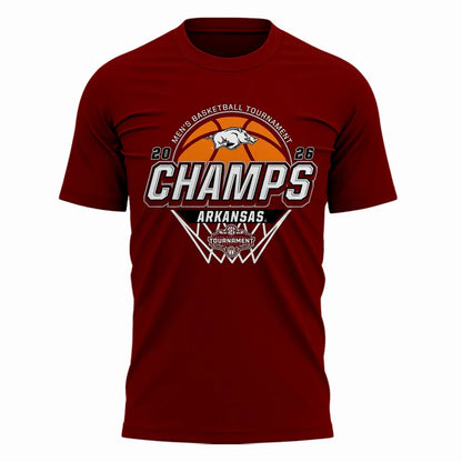 Arkansas Razorbacks Men's Basketball 2026 SEC Tournament Champions
