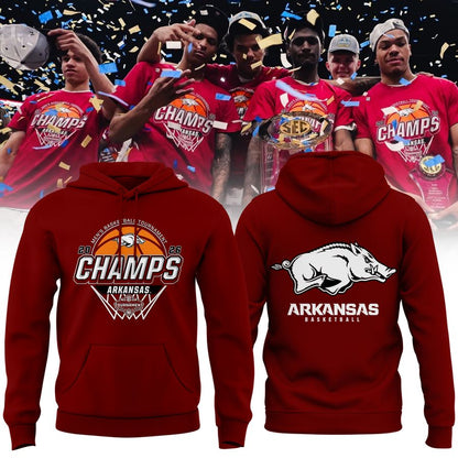 Arkansas Razorbacks Men's Basketball 2026 SEC Tournament Champions