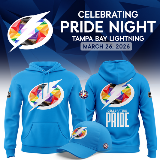 Tampa Bay Lightning Pride Night 2026 Hoodie V4 – Blue