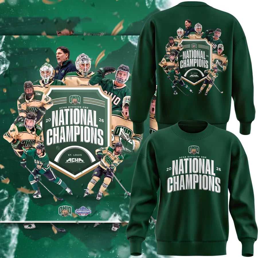 Ohio Bobcats men's ice hockey National Champions Sweatshirt