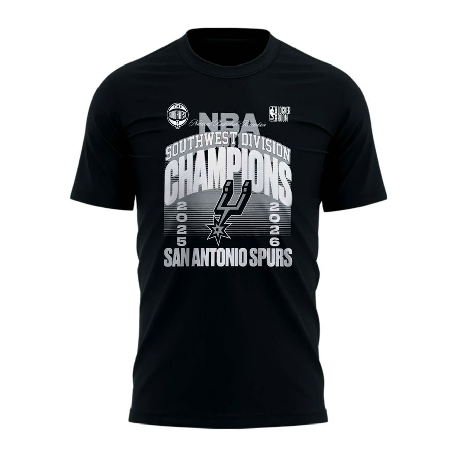 Special 2026 Southwest Division Champions San Antonio Spurs T-Shirt 2