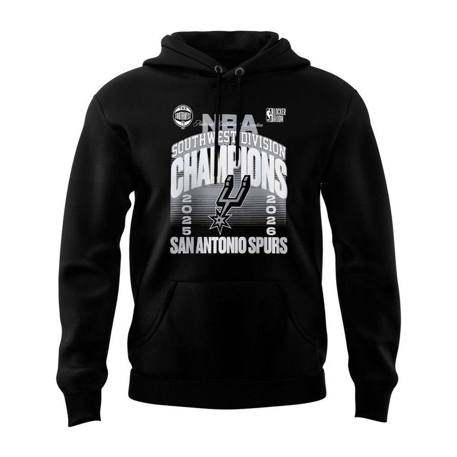 Special 2026 Southwest Division Champions San Antonio Spurs Hoodie 2