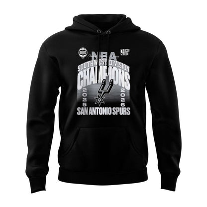 Special 2026 Southwest Division Champions San Antonio Spurs Hoodie 2