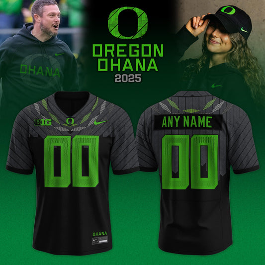 _Oregon Ducks Ohana 2025 Limited Edition Custom Jersey