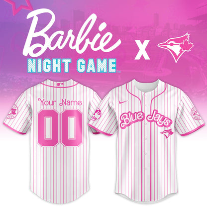 Toronto Blue Jays x Barbie Night Game Limited Edition Jersey 2025