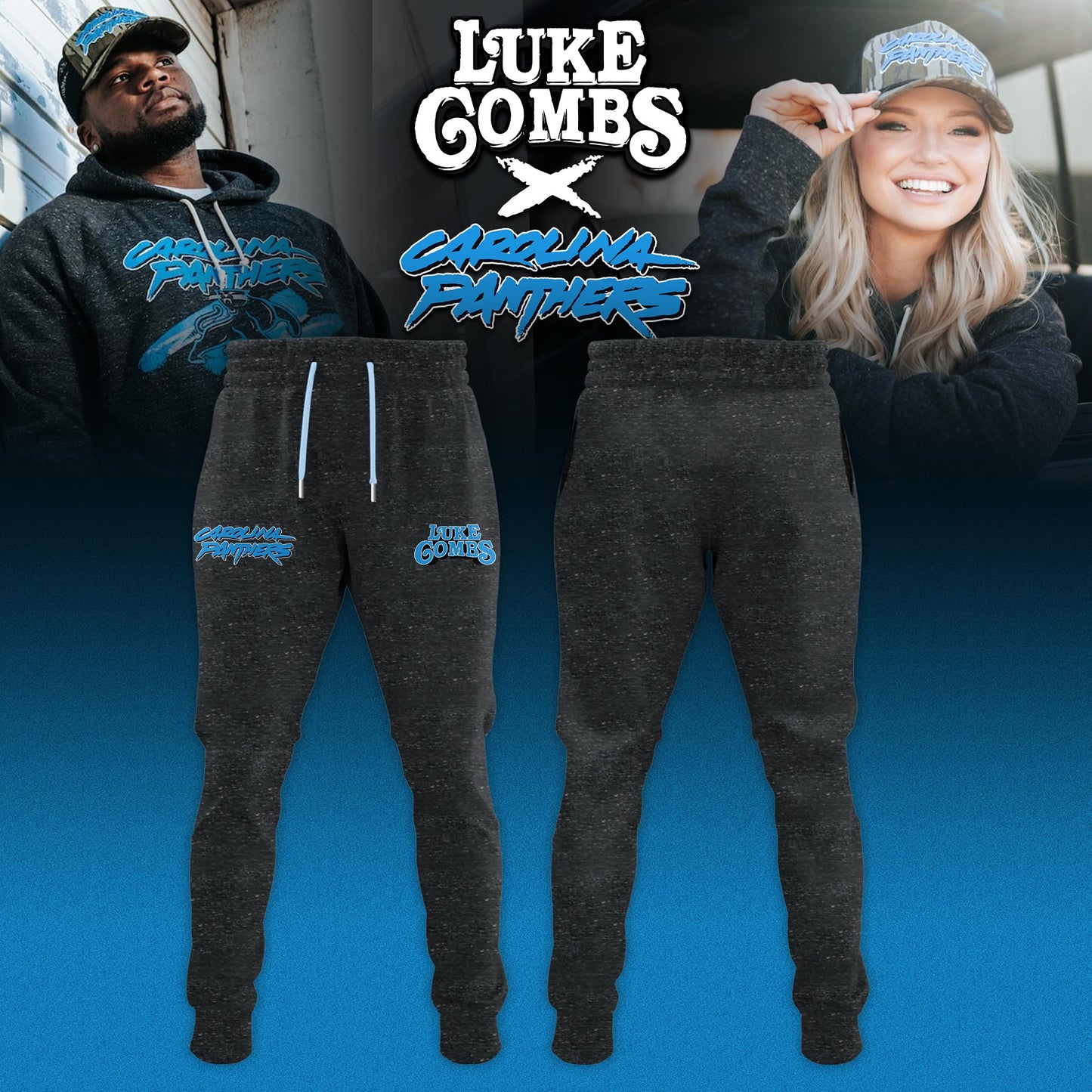Luke Combs x Carolina Panthers 2025 Limited Edition Hoodie