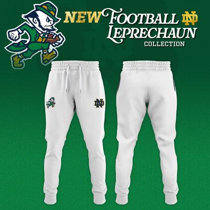 Notre Dame Fighting Irish Football Leprechaun Limited Editions 2025 Hoodie – White