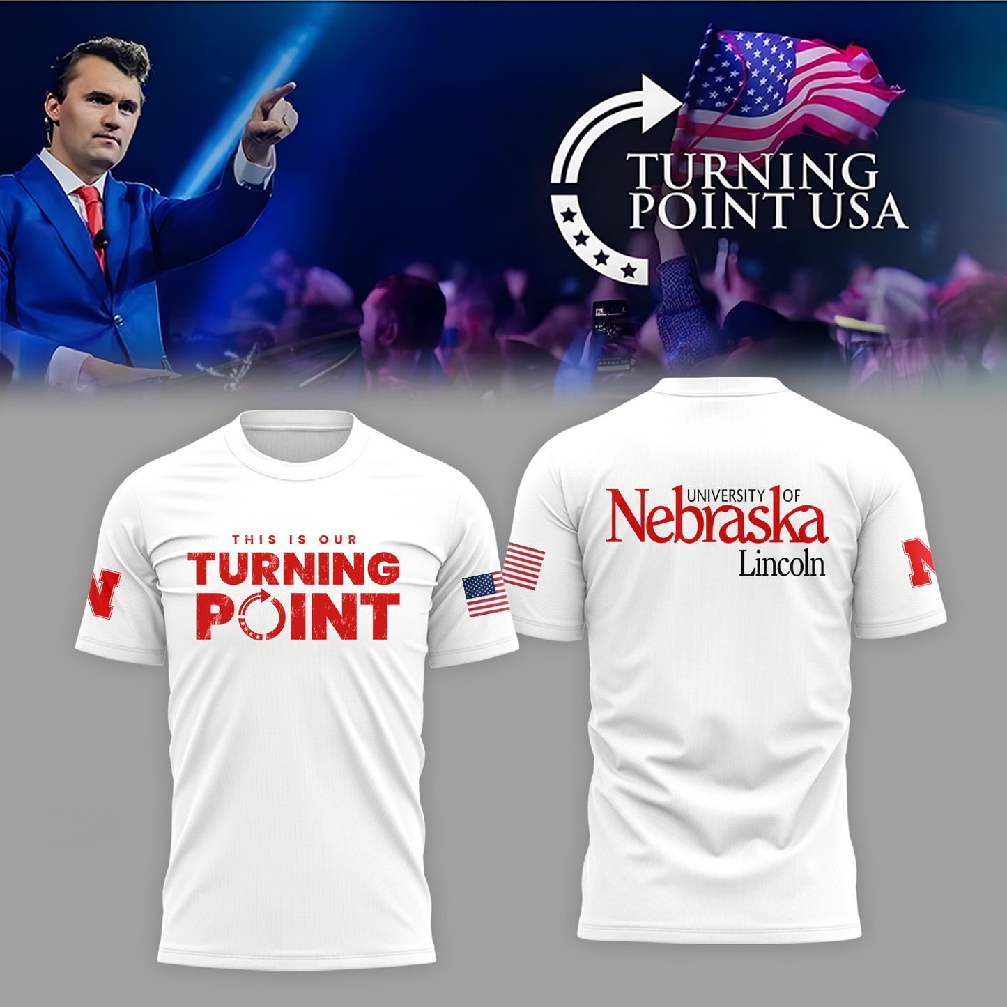 Texas Tech x Turning Point USA 2025 Tshirt