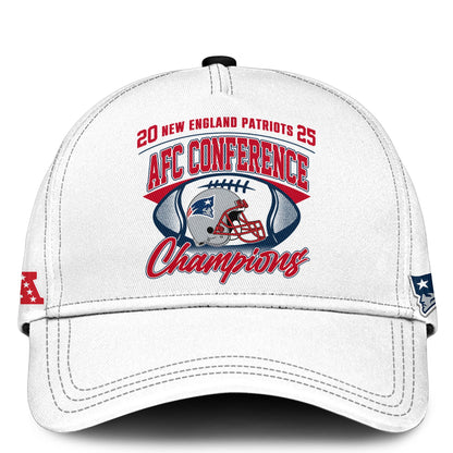 NEPatriots x 2025 AFC Conference Champions Hoodie V6