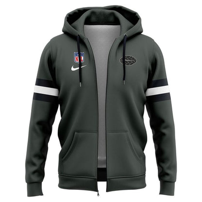 Exclusive Version New York Jets The Rivalries Uniforms Zip Hoodie