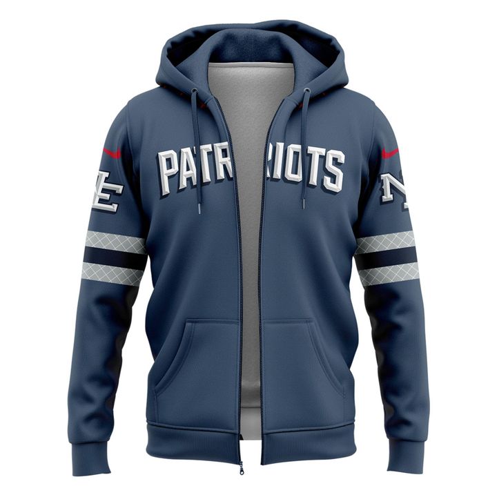 Special Edition New England Patriots zip hoodie 𝙍𝙞𝙫𝙖𝙡𝙧𝙞𝙚𝙨. For fans in 2025.