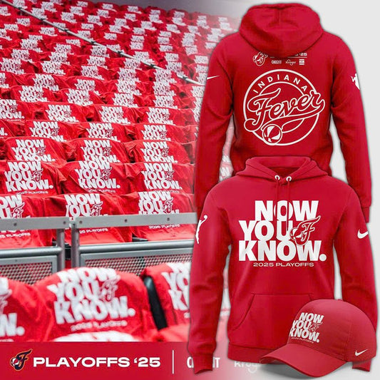 Fever Now You Know 2025 Playoffs Hoodie