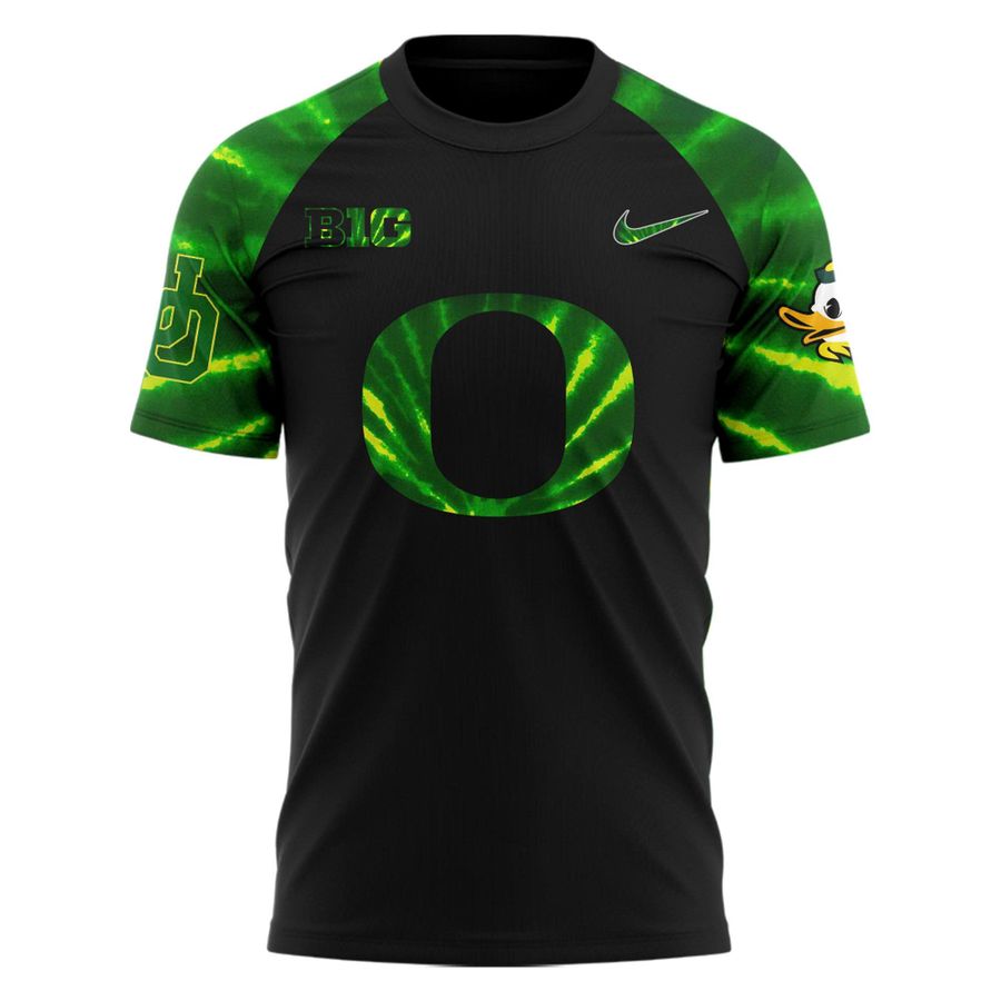 Oregon Ducks Football 2025 GDucks Tie-Dye T-shirt