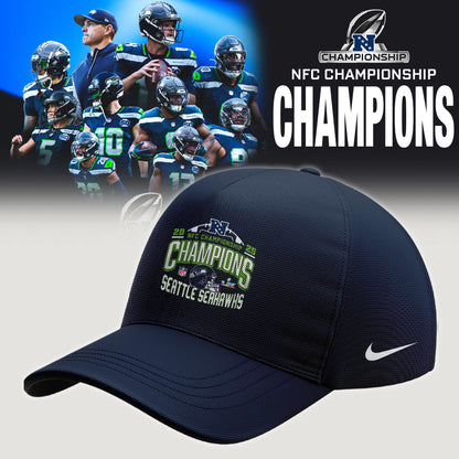 S.Seahawks 2025 NFC Conference Champions Limited Hoodie