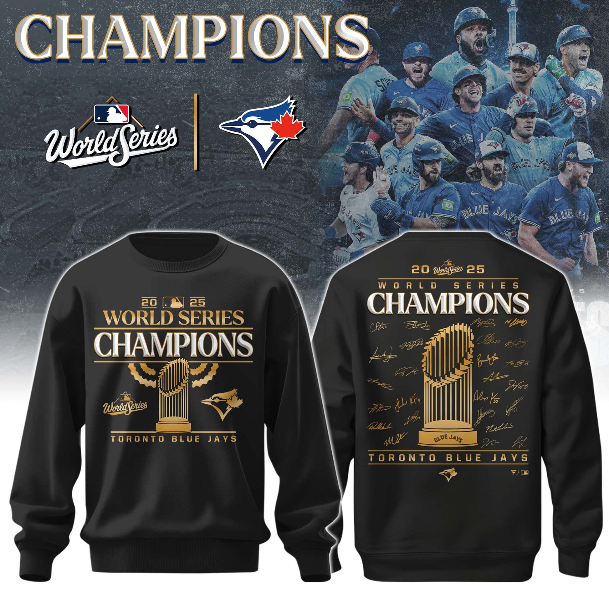_TBJ x WORLD SERIES CHAMPIONS Limited Edition Sweatshirt 2025 V1