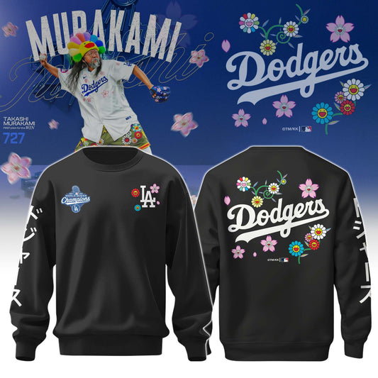 Los Angeles Dodgers x Takashi Murakami World Series Champion 2025 Sweatshirt Limited Edition V2