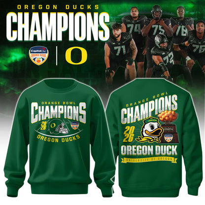 Oregon Ducks – Orange Bowl Champions Sweatshirt