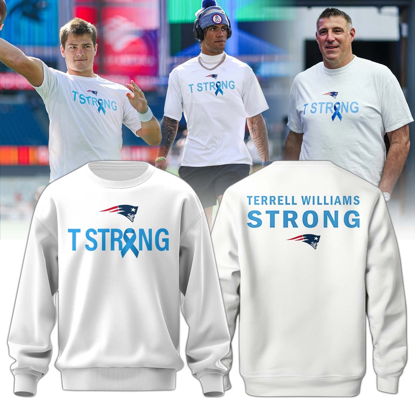 . New England Patriots T STRONG Sweatshirt