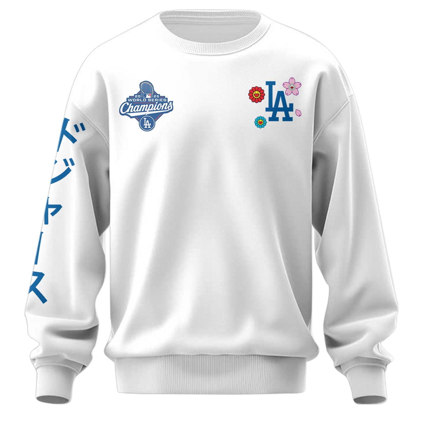 Los Angeles Dodgers x Takashi Murakami World Series Champion 2025 Sweatshirt Limited Edition V3