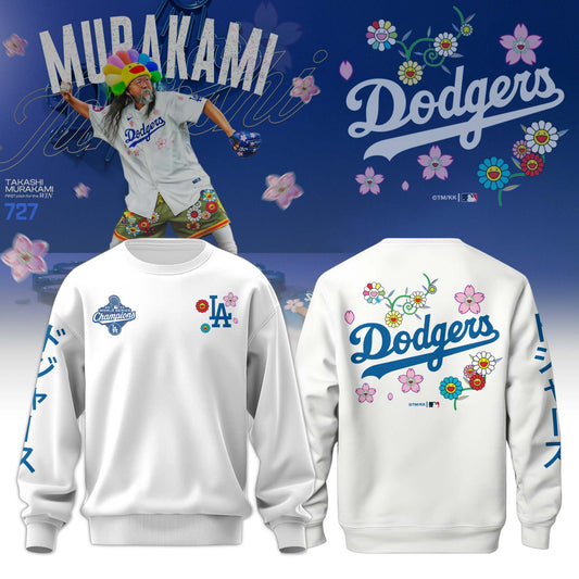 Los Angeles Dodgers x Takashi Murakami World Series Champion 2025 Sweatshirt Limited Edition V3