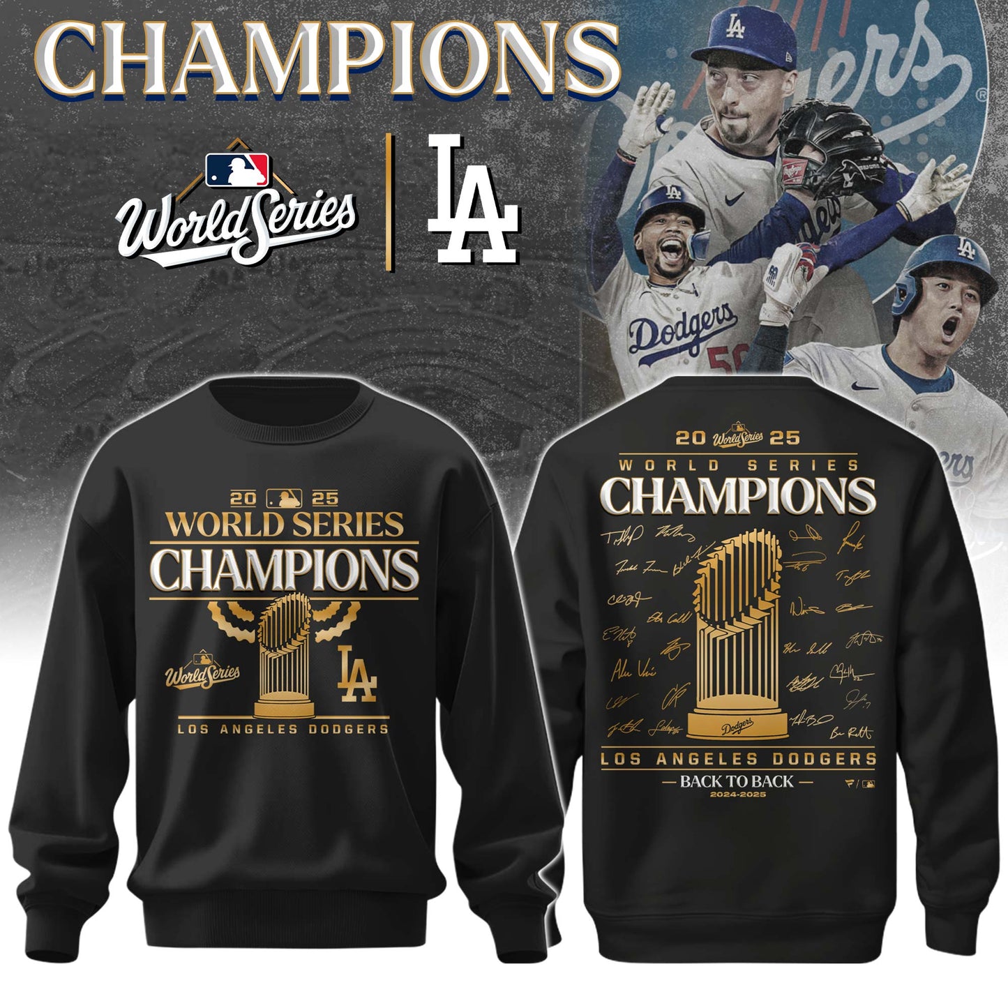 _LAD x WORLD SERIES CHAMPIONS Limited Edition Sweatshirt 2025 V1
